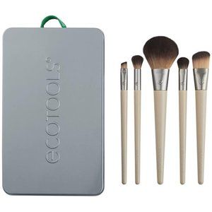 EcoTools Start The Day Beautifully Makeup Brush Kit, For Eyeshadow, Foundation